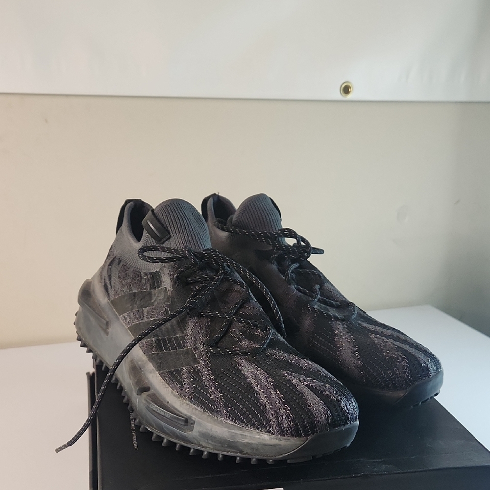 adidas Black and Gray Sneakers